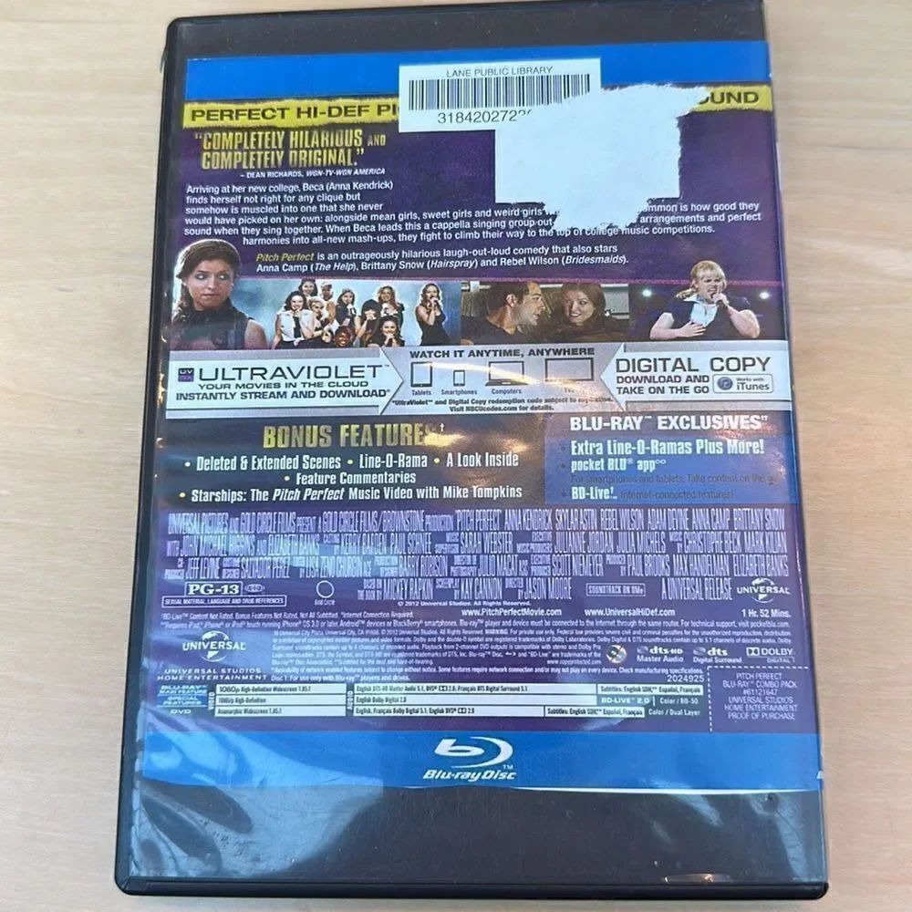 Universal’s “Pitch Perfect” Blue Ray Disc! - Picture 2 of 3